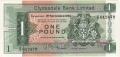 Clydesdale Bank Ltd 1963 To 1981 1 Pound,  1. 2.1965